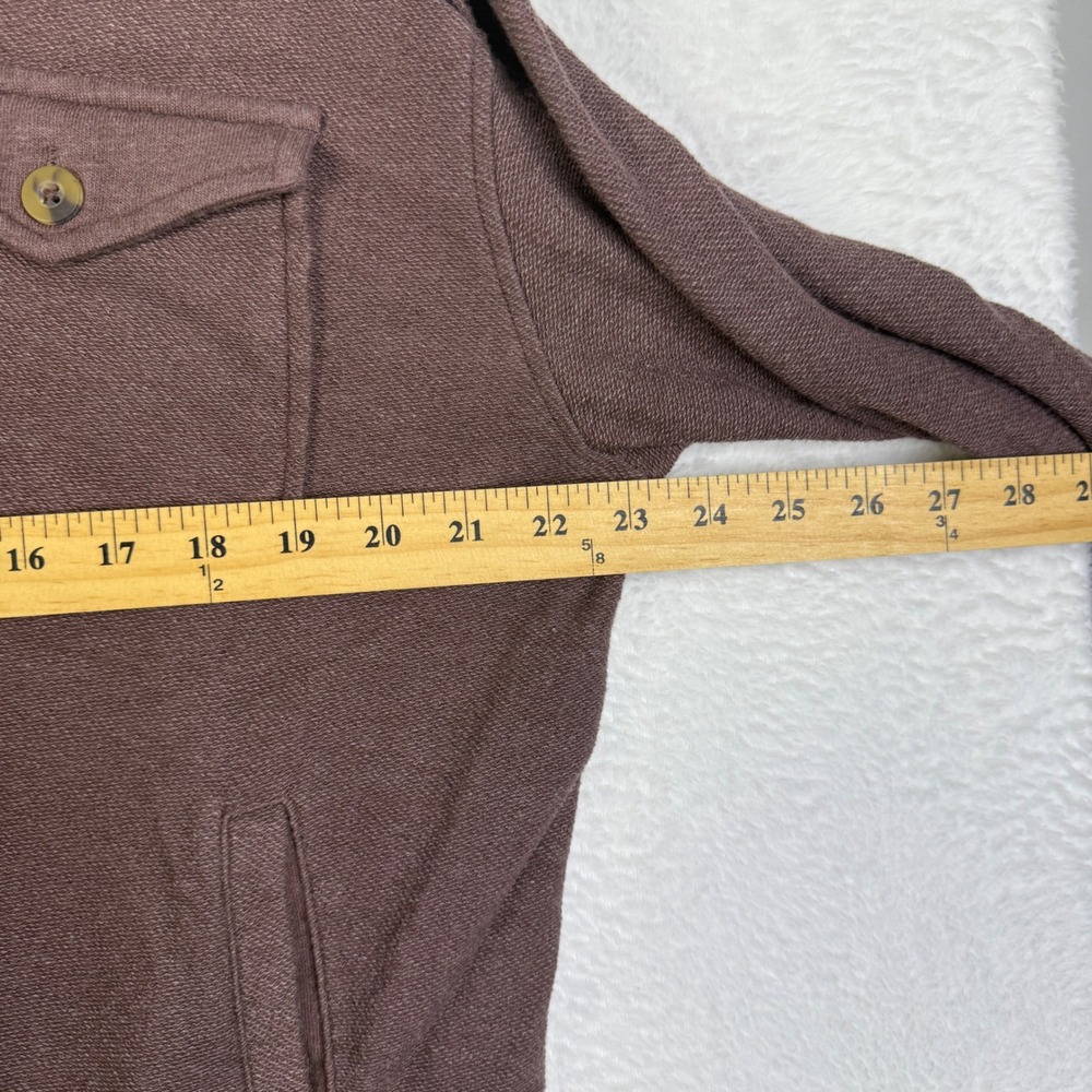 Arizona‎ Jean Co. Button Down Shirt Jacket Top Womens Plum Casual Size XS - Picture 12 of 13